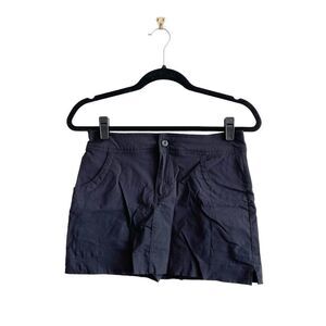 Avia Women's Classic Stretch Side Slit Mini Skorts Black Size XS Golf